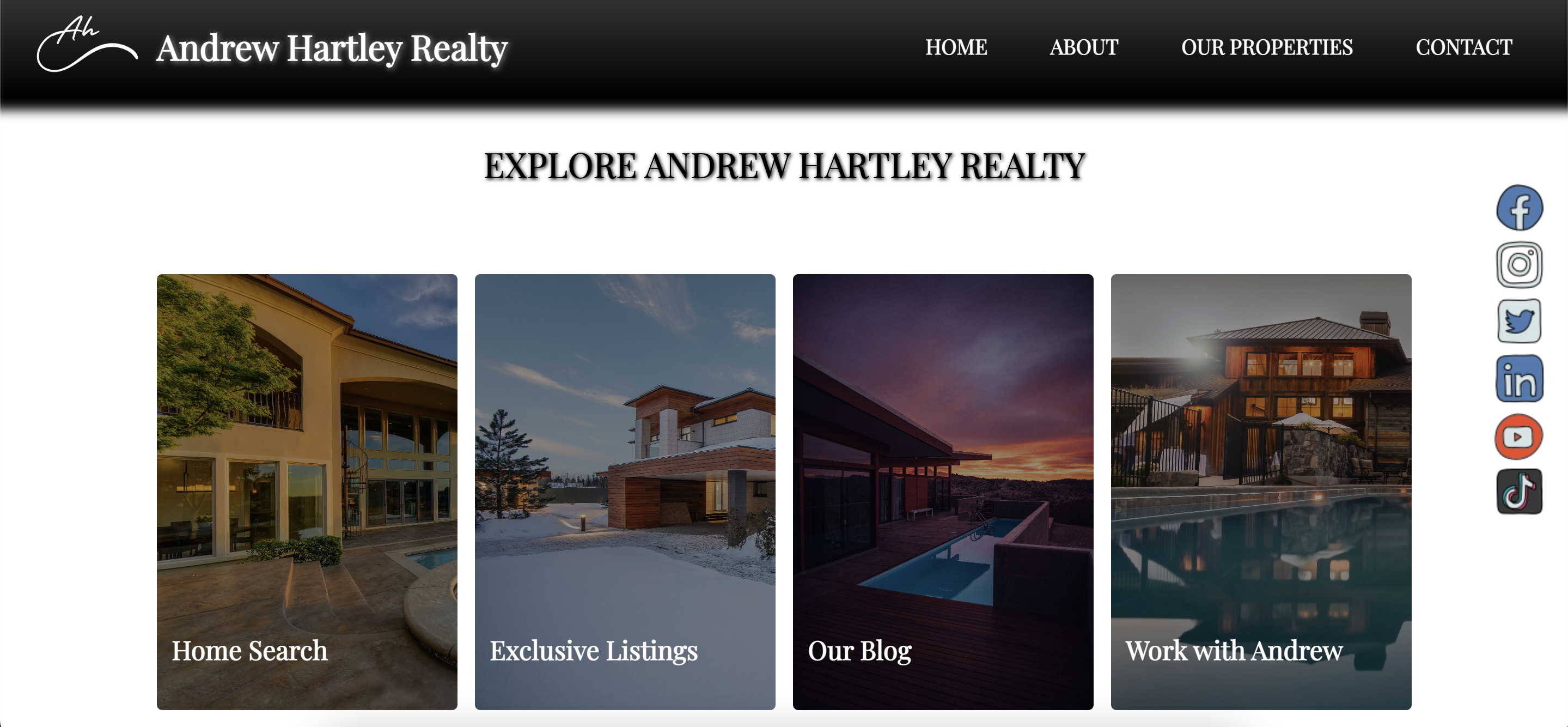Andrew Hartley Realty Website