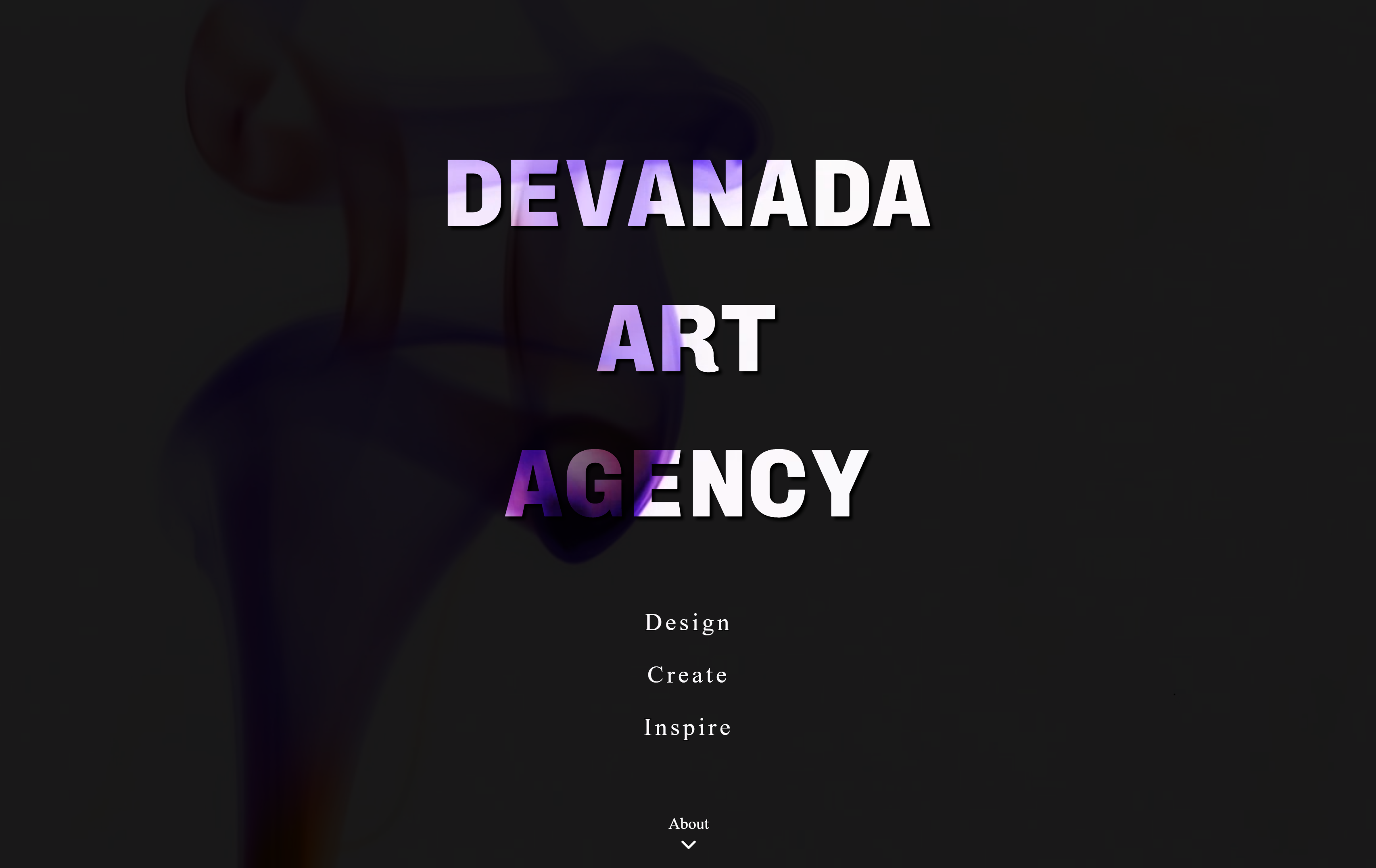 Devanada Art Agency Website